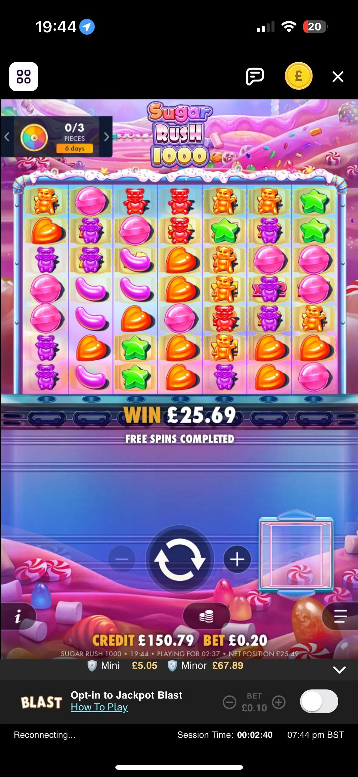 Free Spins & Multipliers
